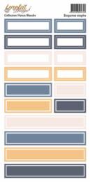Lorelai Design - Planche d'Etiquettes NATURE BLANCHE - Etiquettes Simples