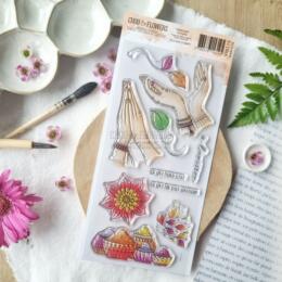 Tampon CLEAR - LES MAINS - Collection VIBRATIONS  - Chou Flowers
