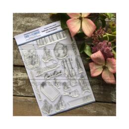 Tampon Clear - Signature CARTE POSTALE - BORD DE MER - Chou & Flower Réservé à Jeannette