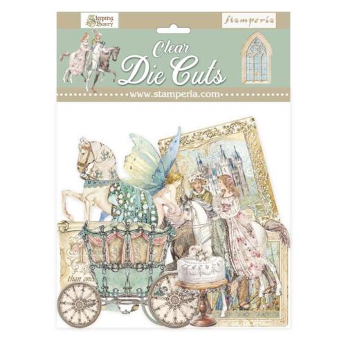 STAMPERIA - Collection SLEEPING BEAUTY - Clear Die Cuts Découpes "Transparentes"