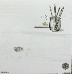 Alexandra Renke - Papier Scrap "Pot Crayons" n°10.886