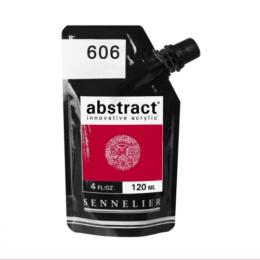 Peinture Acrylique ABSTRACT - 606 Rouge Cad.Foncé Imit 120ml 