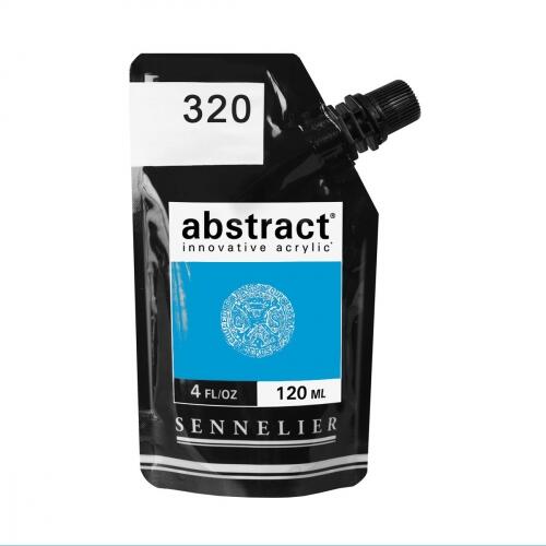 Peinture Acrylique ABSTRACT - 320 Bleu Azur 120ml 