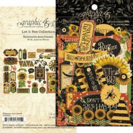 JOURNALING & EPHEMERA CARDS - Ephemera LET IT BEE Collection - Graphic 45