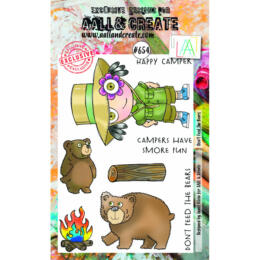 Tampon Clear Aall And Create - N°654 DON'T FEED THE BEARS
