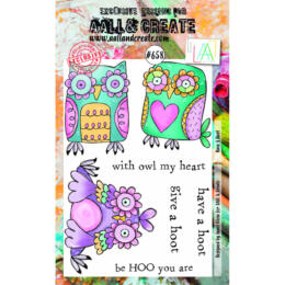 Tampon Clear Aall And Create - N°658 HAVE A HOOT