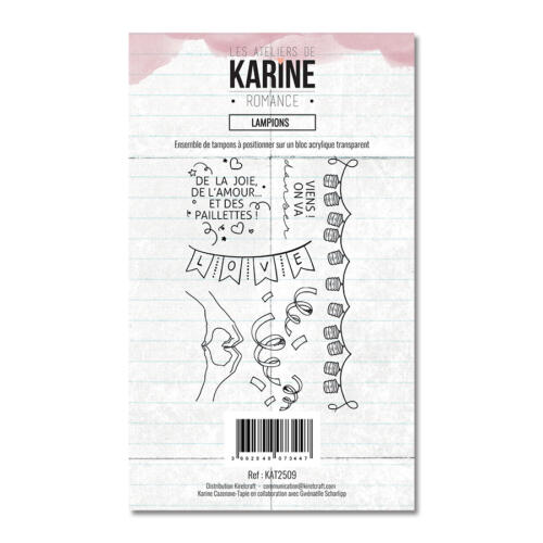 Tampons Clear - Romance - LAMPIONS - Les Ateliers de Karine