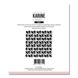 Pochoir LES ATELIERS DE KARINE - XOXO - Collection Romance