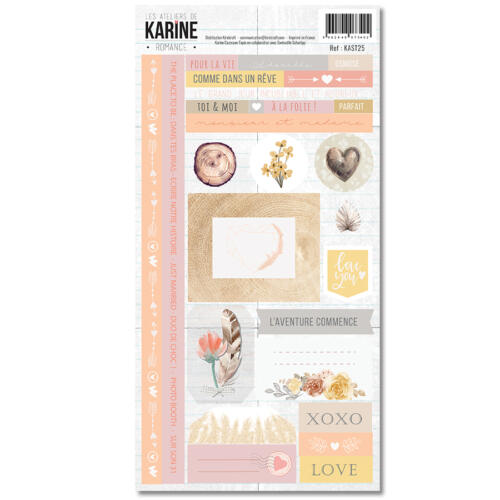 Les Ateliers de Karine - ROMANCE  Stickers 15x30