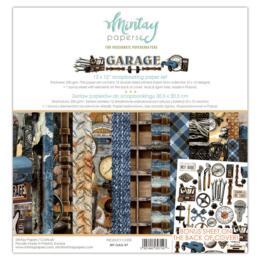 Mintay Papers - KIT PAPIERS Collection GARAGE  30x30cm