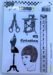 Tampon Cling Carabelle Studio - Art Stamp - COUTURE CREATION ORIGINALE