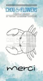 Tampon Clear Chou Flowers - LE CRABE - Collection Nautique