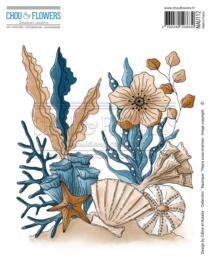 Tampon EZ - NAUTIQUE - FLEURS SOUS MARINES - Chou Flowers