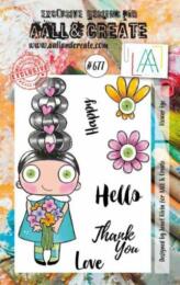 Tampon Clear Aall And Create - N°677FLOWER EYE