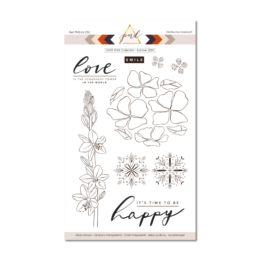 Tampon Clear - HAPPY - Collection LIGHT SOUL - Paper Nova