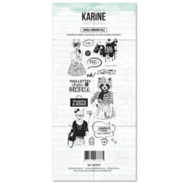 Tampons Clear - Correspondances -JUNGLE URBAINE FILLE - Les Ateliers de Karine