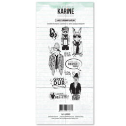 Tampons Clear - Correspondances - JUNGLE URBAINE GARCON - Les Ateliers de Karine