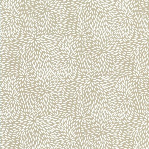 Papier Fantaisie 100% Coton - KAORI Beige / Blanc