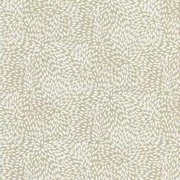 Papier Fantaisie 100% Coton - KAORI Beige / Blanc