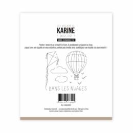 Pochoir Broderie - SABLE D'OR - Dans les Nuages, Etc  -  Les Ateliers de Karine