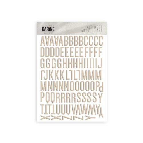Stickers Alphabet - SABLE D'OR - SABLE - Ateliers de Karine
