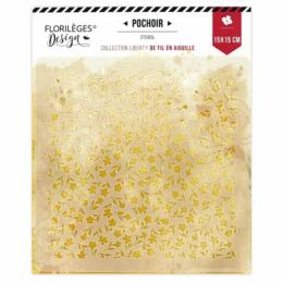 Pochoir FLORILEGES DESIGN  -  DE FIL EN AIGUILLE  - Liberty