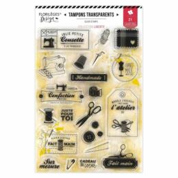 Tampon Clear Florilèges Design - ATELIER FAIT MAIN - Collection De Fil en Aiguille