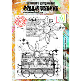 Tampon Clear Aall And Create - N°109 BLOSSOMED NUMBERS 