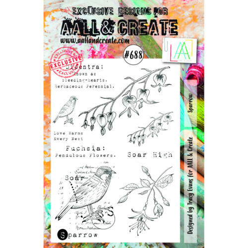 Tampon Clear Aall And Create - N°688 SPARROW