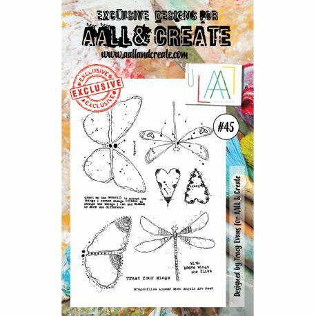 Tampon Clear Aall And Create - N°45 Designed by Tracy Evans 