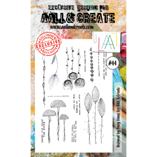 Tampon Clear Aall And Create - N°44 Designed by Tracy Evans