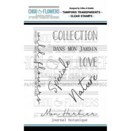 Tampon Clear Chou Flowers - COLLECTION - Collection Brin d'Automne 