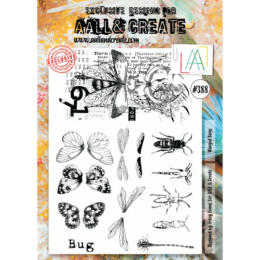 Tampon Clear Aall And Create - N°388 WINGED BUGS