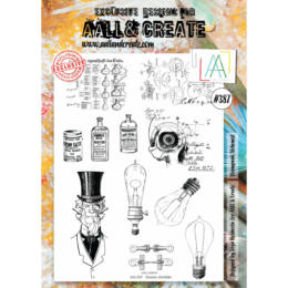 Tampon Clear Aall And Create - N°387 STEAMPUNK ALCHEMIST