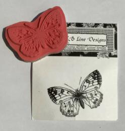 -30% Tampon Caoutchouc - BUTTERFLY SM Petit Papillon BLine Designs