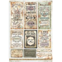 PAPIER DE RIZ -  Stampéria DFSA4649 LADY VAGABOND LIFESTYLE TICKETS