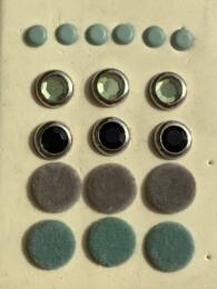 Attaches Parisiennes - Brads PRUDENCE COLLECTION Crate Paper