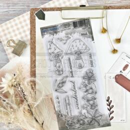 Tampon Clear Chou Flowers - LES MAISONS CHAMPIGNONS - Collection Forêt Enchantée