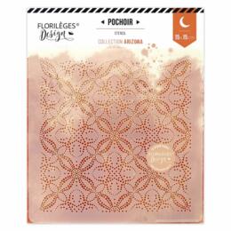 Pochoir FLORILEGES DESIGN  -  MILLE POINTS EN CARRE - Arizona
