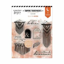 Tampon Clear Florilèges Design - ESPRIT BOHEME - Collection Arizona