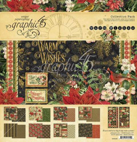 Graphic 45 - WARM WISHES - Collection Pack 30x30