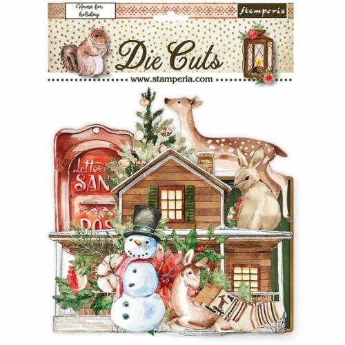 STAMPERIA - Collection HOME FOR THE HOLIDAYS -  Die Cuts Découpes en Carton