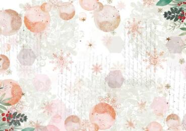 Toile Imitation Lin - NUESTRA NAVIDAD 50x70 - Toile de Couverture Papers For You