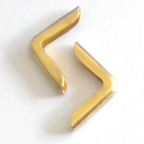 Coin en Métal pour Cartonnage - OR 15x15mm (x8)