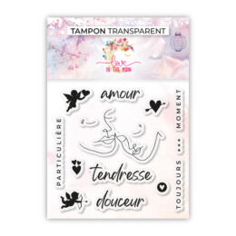 Tampon Clear - AMOUR ET TENDRESSE - Collection Une Si Belle Nature - Love In The Moon