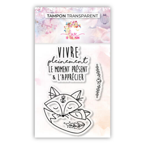 Tampon Clear - VIVRE PLEINEMENT - Collection Une Si Belle Nature - Love In The Moon