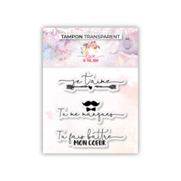 Tampon Clear - JE T'AIME TU ME MANQUES - Collection Une Si Belle Nature - Love In The Moon
