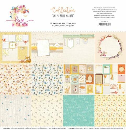 LOVE IN THE MOON - Kit Papiers UNE SI BELLE NATURE