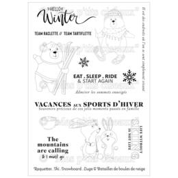 Tampon clear - BELIEVE IN MAGIC - Sports d'Hiver - Mes P'Tits Ciseaux