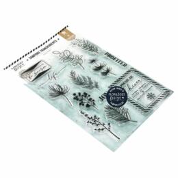 Tampon Clear Florilèges Design - POESIE D'HIVER - Collection OH WINTER 